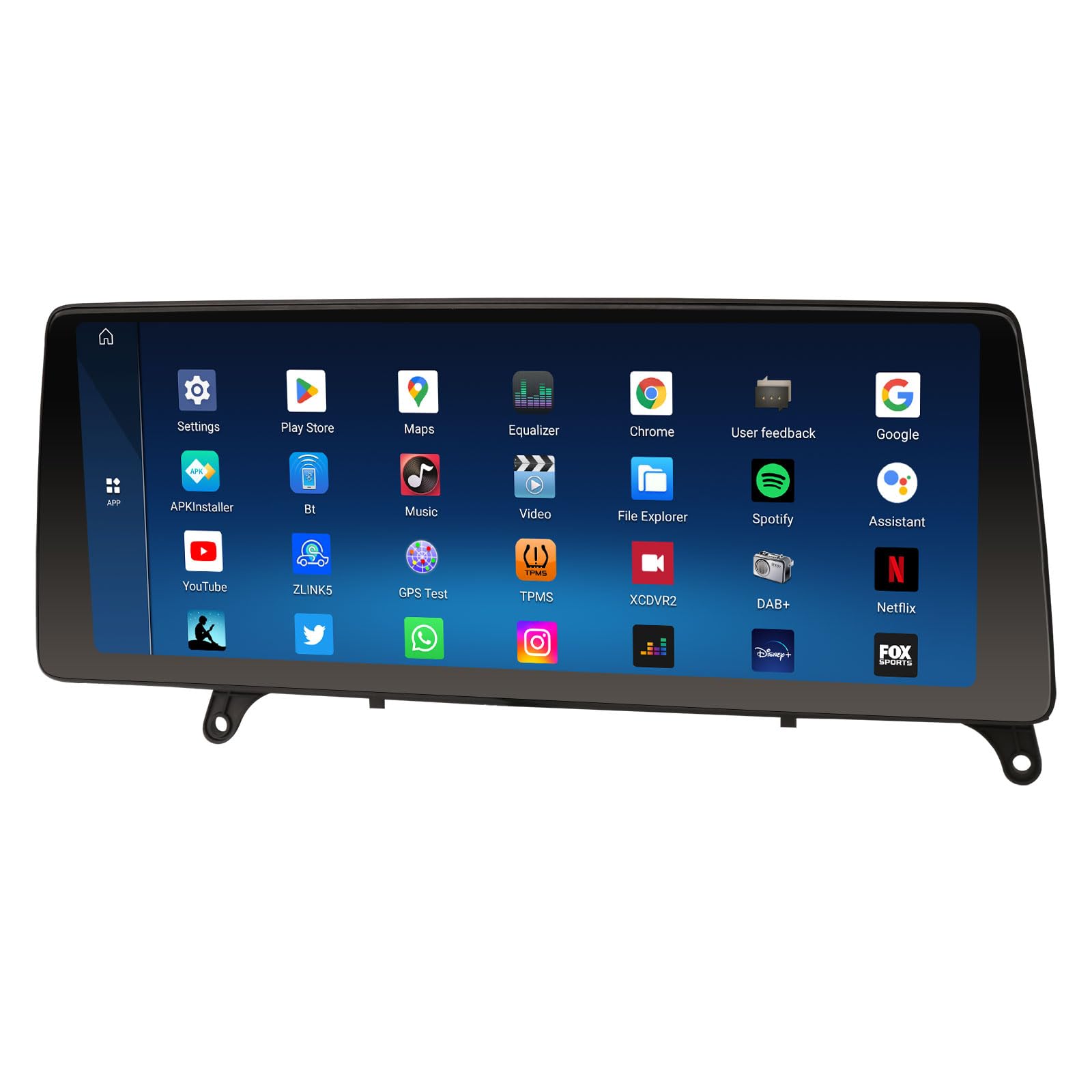 Erisin 12,3 Pulgadas 8-Núcleo 8GB RAM+128GB ROM Android 14 Radio Coche Bluetooth para BMW X5 E70 BMW X6 E71 Sistema CIC GPS Navegador CarPlay Android Auto WiFi 4G DSP Dab+ IPS Pantalla Canbus