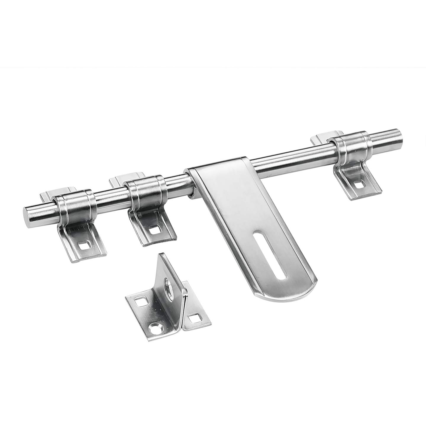 AKSStraight Stainless Steel Aldrop Size 6 Inch X 12 MM (2 Nuckle 1 Kunda) Finish Satin SS