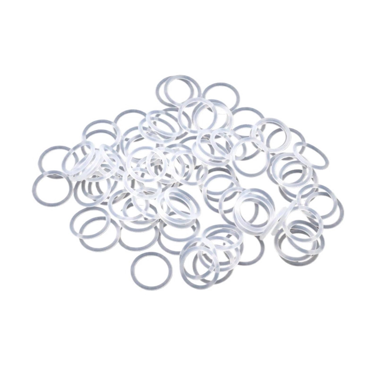 Wen ST 10Pcs VMQ O Ring Seal Gasket Thickness CS 1.5mm OD 5~80mm Silicone Rubber Insulated Water Proof Washer Round Shape Nontoxi(OD 45MM ID 42MM_CS 1.5MM)