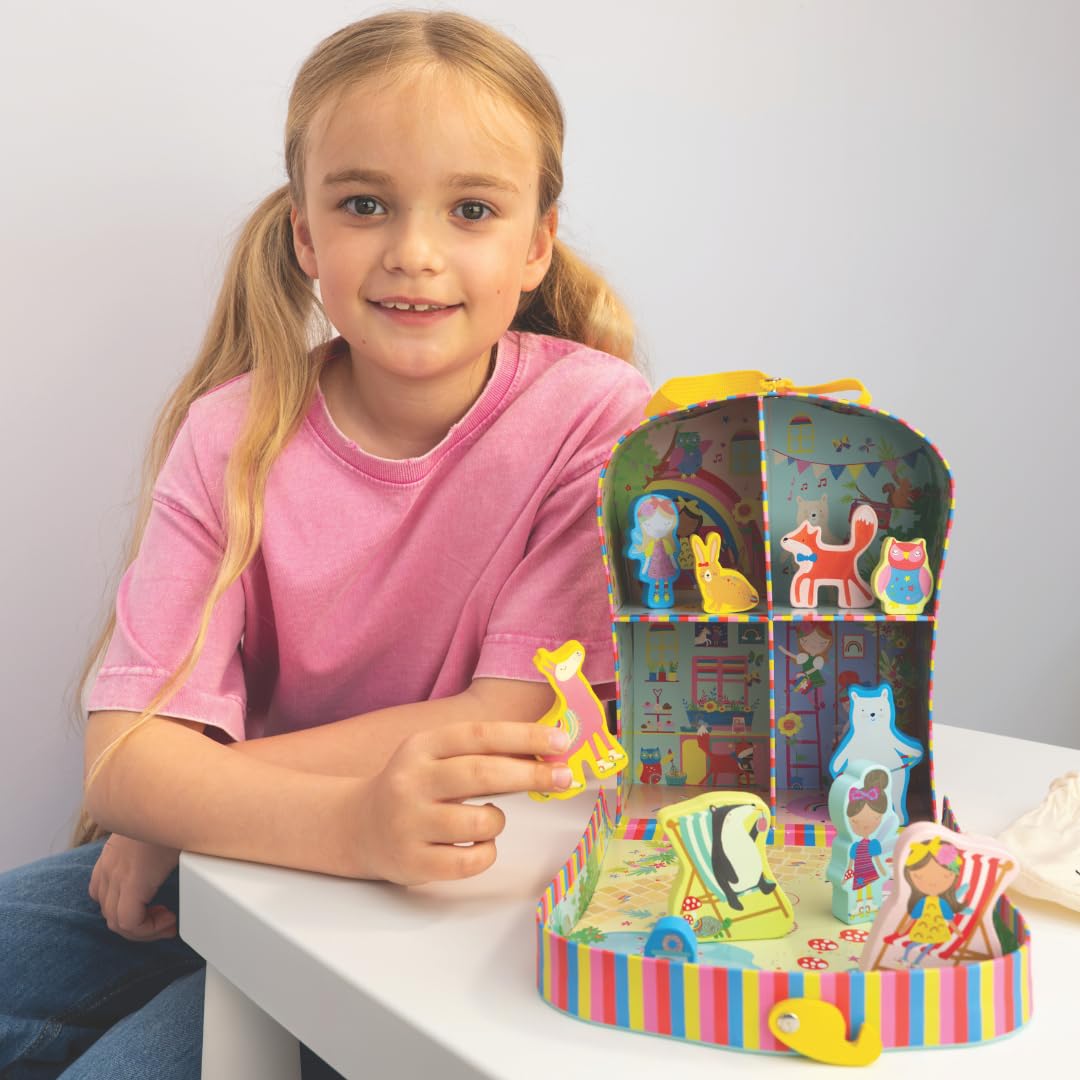 RAINBOW　ブリーフィング　SET Amazon.com: Floss & Rock 43P6364 Rainbow Fairy Play Box with