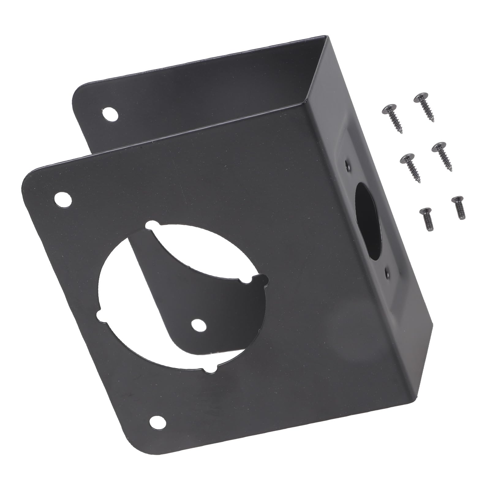 Matte Black Security Plate for Door Reinforcement Steel Construction Strong Erosion Resistant Doors Door Plate