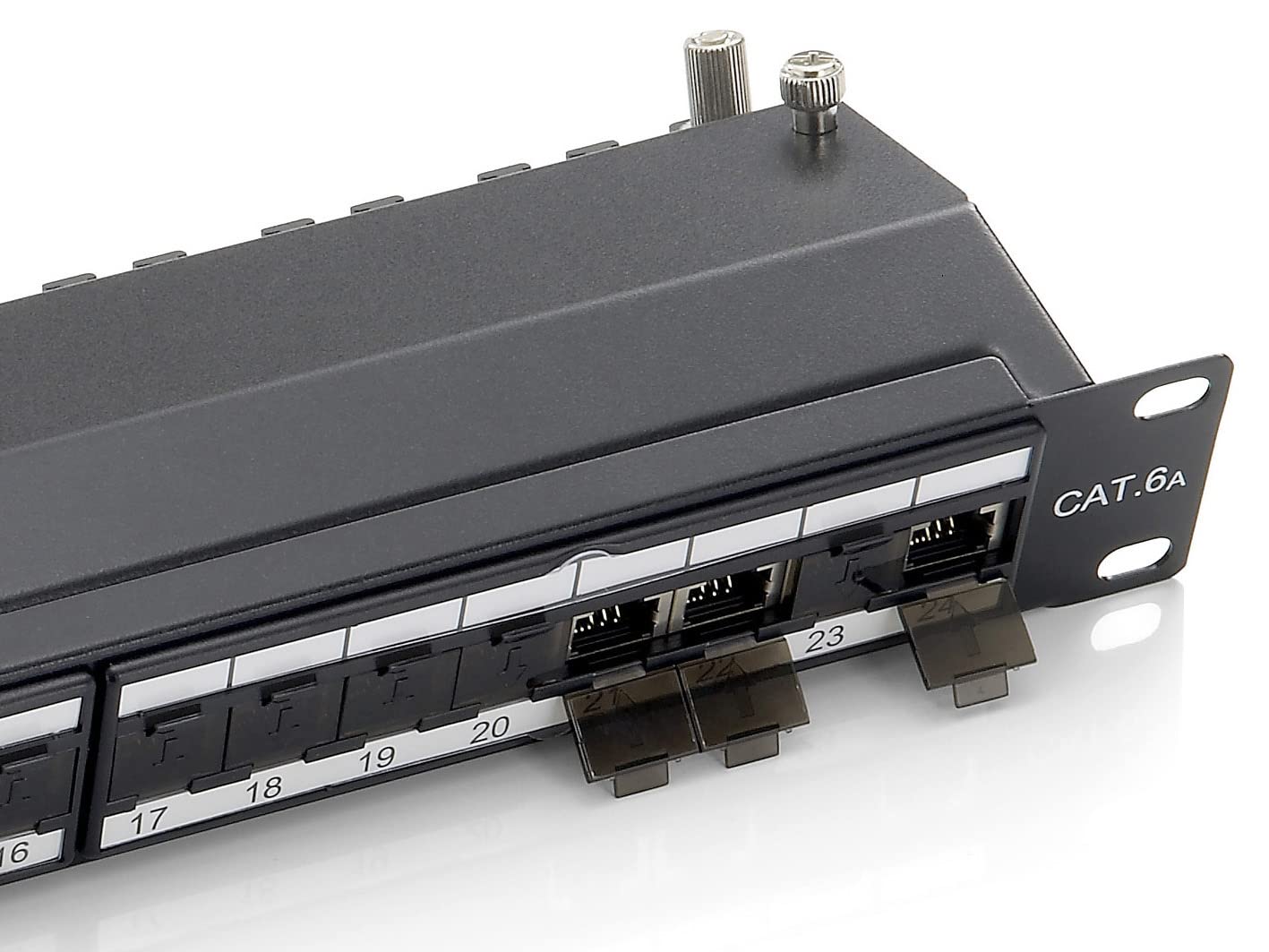 Equip Professional - Patch Panel - Schwarz - 1u - 24 Ports (0326624)