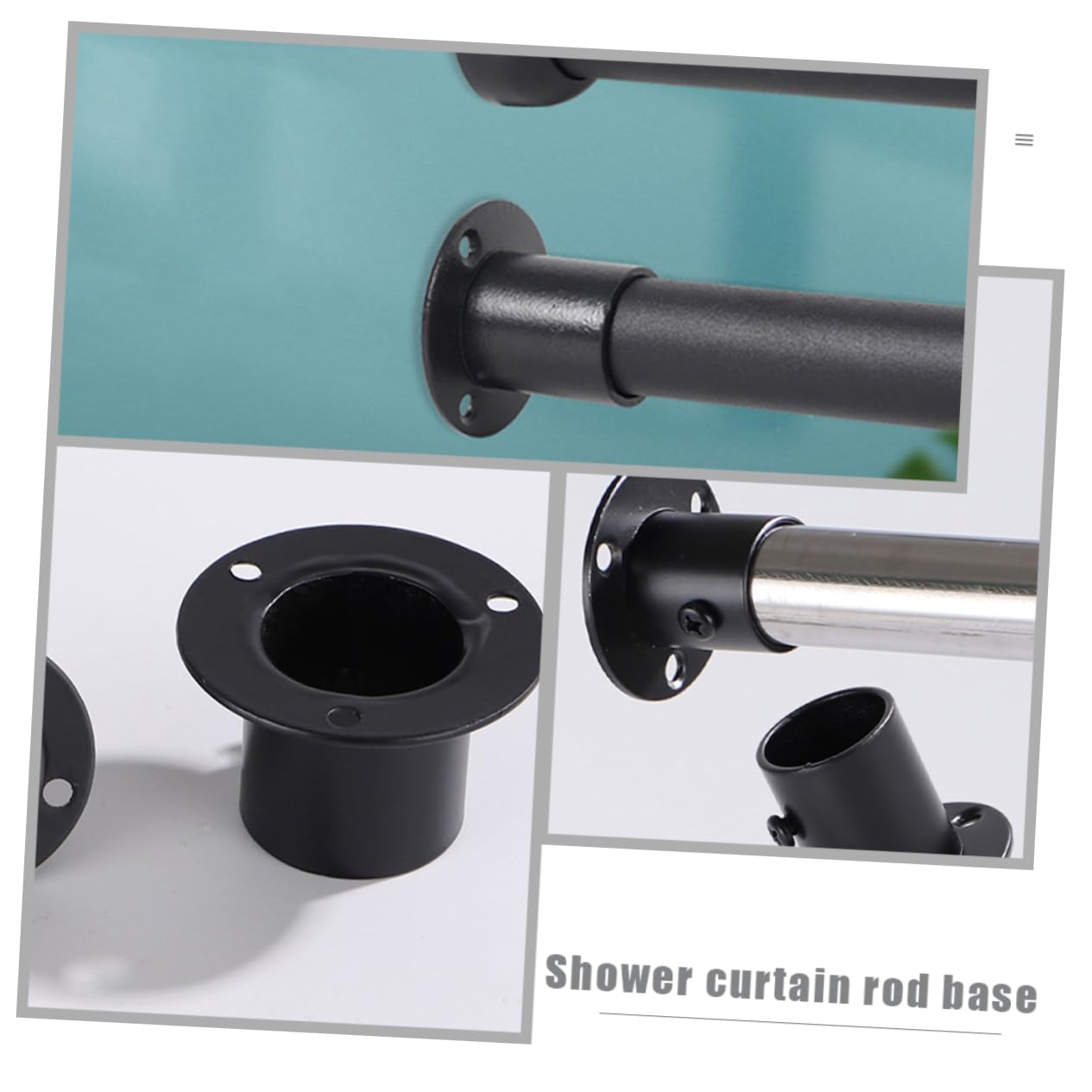 STOBAZA Lot De 2 Tringles De Placard INOX Avec Crochets - Barre De Suspension Robuste Pour Vêtements Et Séchage