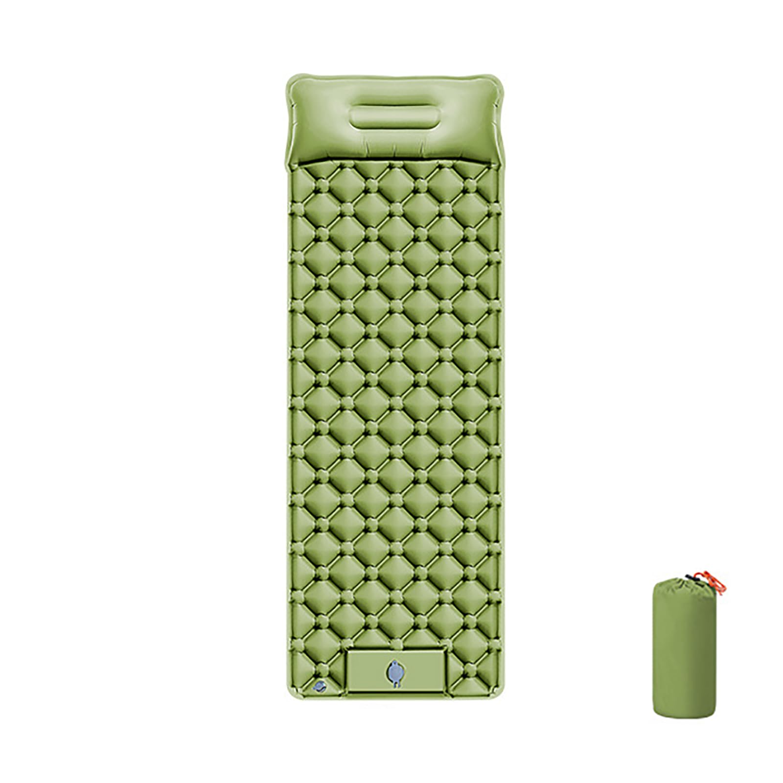 Colchoneta Doble para Dormir - Esterilla Autoinflable Ultraligera con Almohada Y Bomba De Pie Integrada, Colchoneta Portátil para Acampada Mochilero Viajes Y Tiendas De Campaña