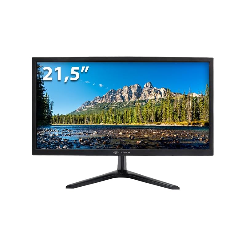 Monitor C3Tech MR-215 21,5" Full HD Anti Luz Azul HDMI VGA Antirreflexo