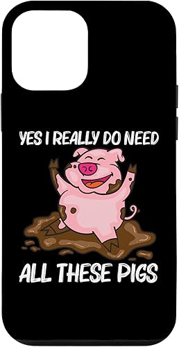 iPhone 12 mini Funny Pig Design For Men Women Hog Farmer Farm Animal Lovers Case
