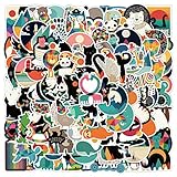 Stickers for Kids Colorful Animal Sticker Vinyl Waterproof Skateboard Stickers Aesthetic Car Sticker