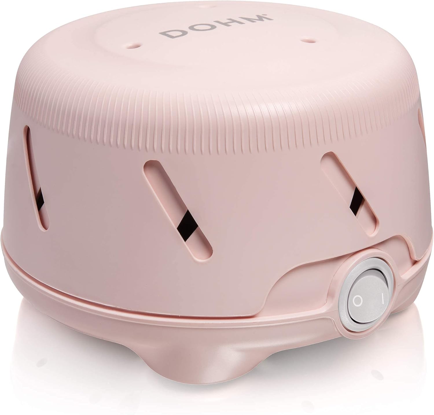 Yogasleep Dohm Uno (Pink) White Noise Machine + Travel Case, Sound Machine, Soothing Natural Sound from a Real Fan, Noise Cancelling, Sleep Therapy, Office Privacy, Travel