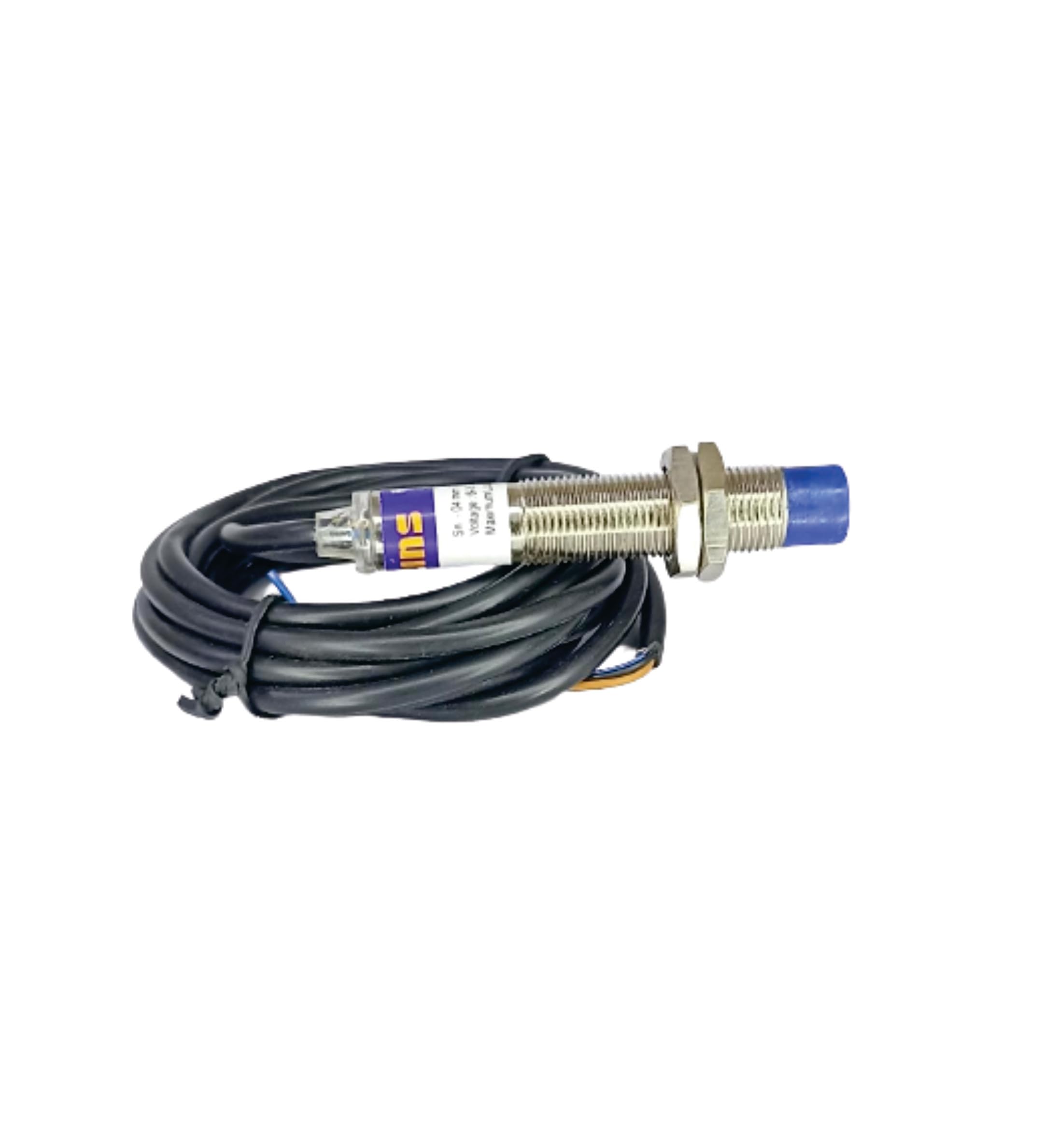 Yokins Inductive Proximity Sensor switch PNP NO 06-36V DC 12mm, SENSING 4mm with 2 MTR 3 Core Cable - Image 6 thumbnail
