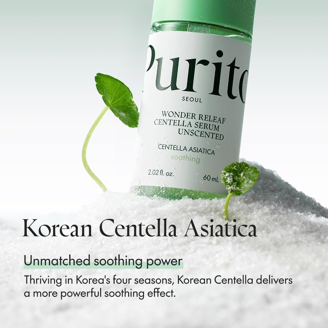 PURITO Centella Unscented Serum, Korean Centella, for All Skin Types Ampoule, Soothing, Calming - Image 4