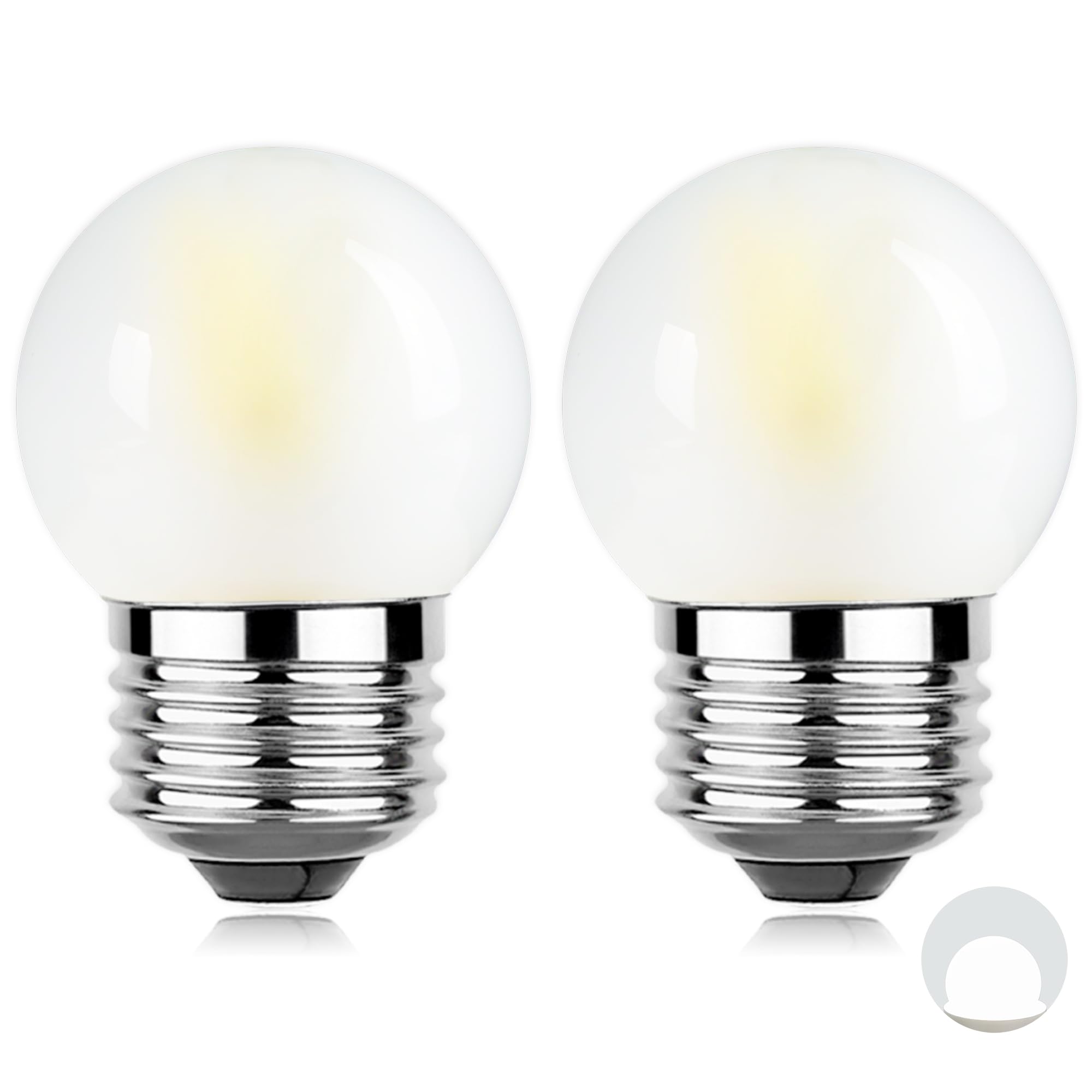 Dimmable 3W LED Bulb Equivalent 25 Watt Light Bulbs, Daylight