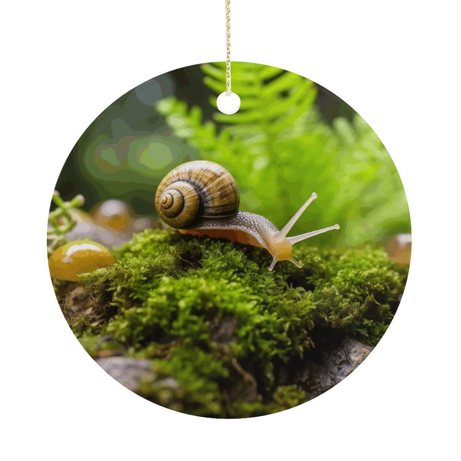 Adfgyerh Women's Style Snail Crawling Hanging Ceramic Ornaments, Christmas Tree Decorations, Funny Home Decor Gifts For Sisters & Work Best Friends