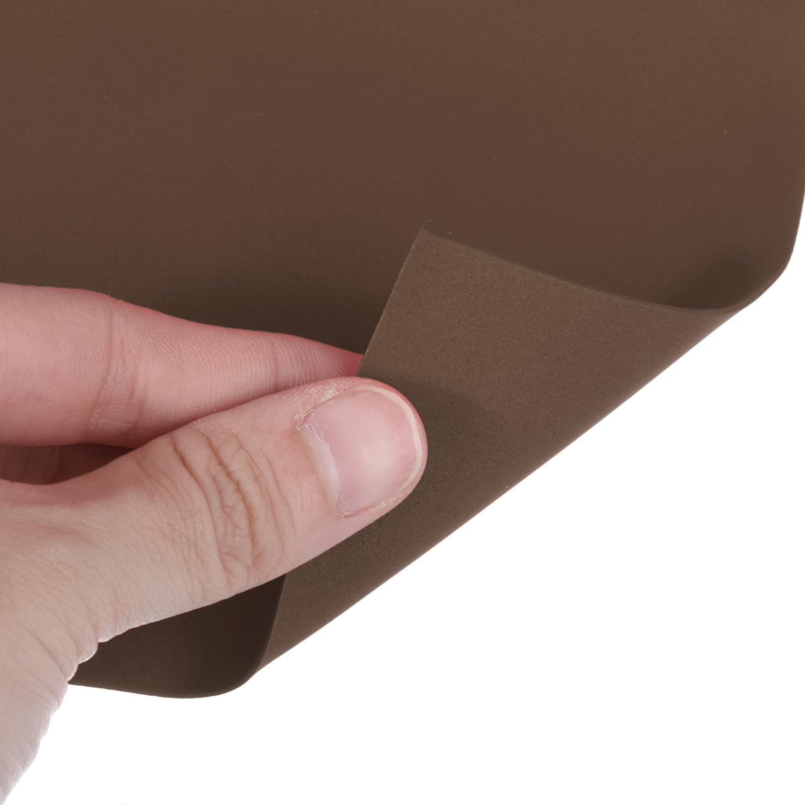 QUARKZMAN Lot de 10 Feuilles Feuilles de Mousse EVA Marron 90 cm x 50 cm