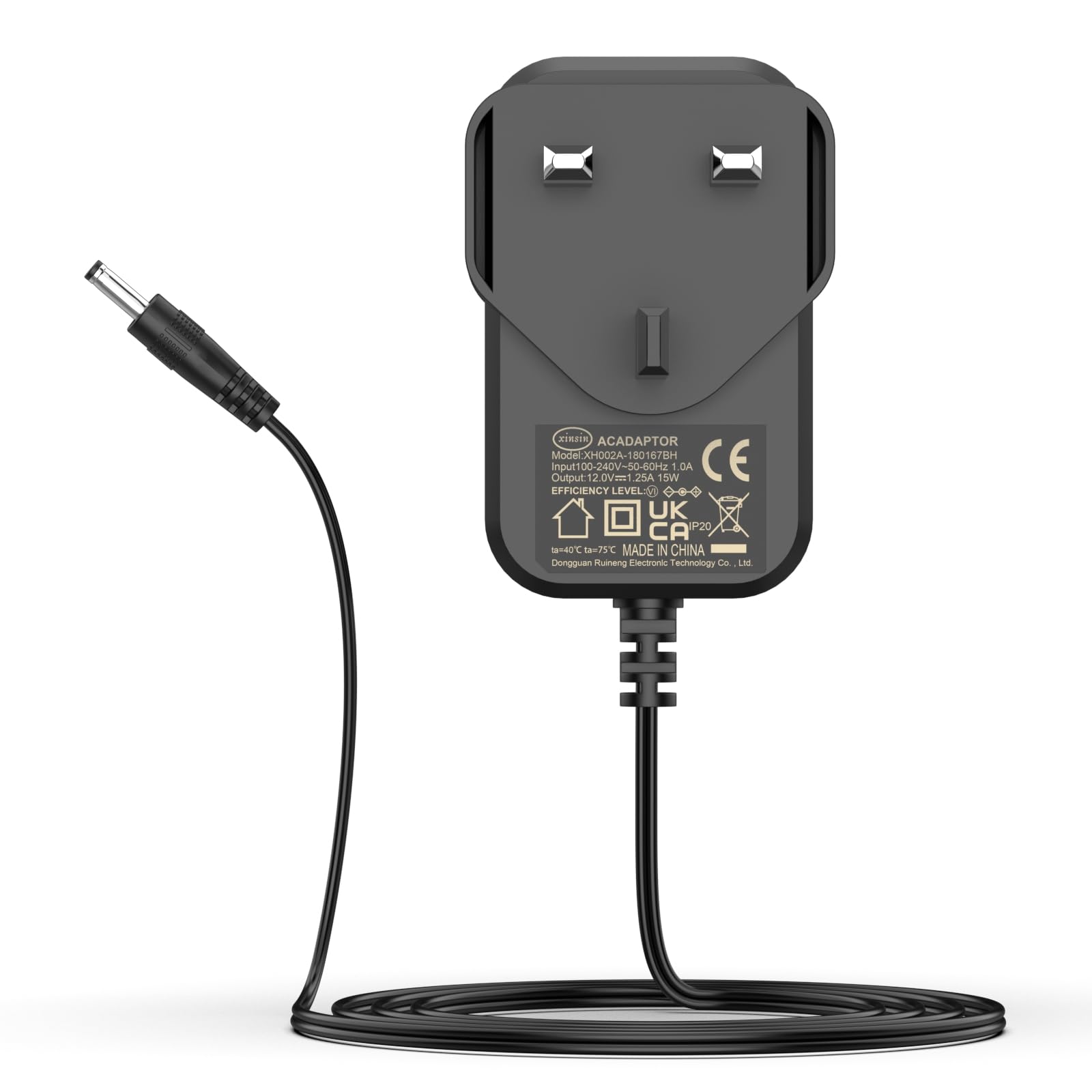 12V 15W Power Supply Charger Compatible with Echo Dot (3rd 4th 5th Gen),Echo Dot with Clock, Echo Dot Kids Edition, Echo Show 5 (1st & 2nd Gen), Echo Spot, Echo Pop Power Cord Adapter