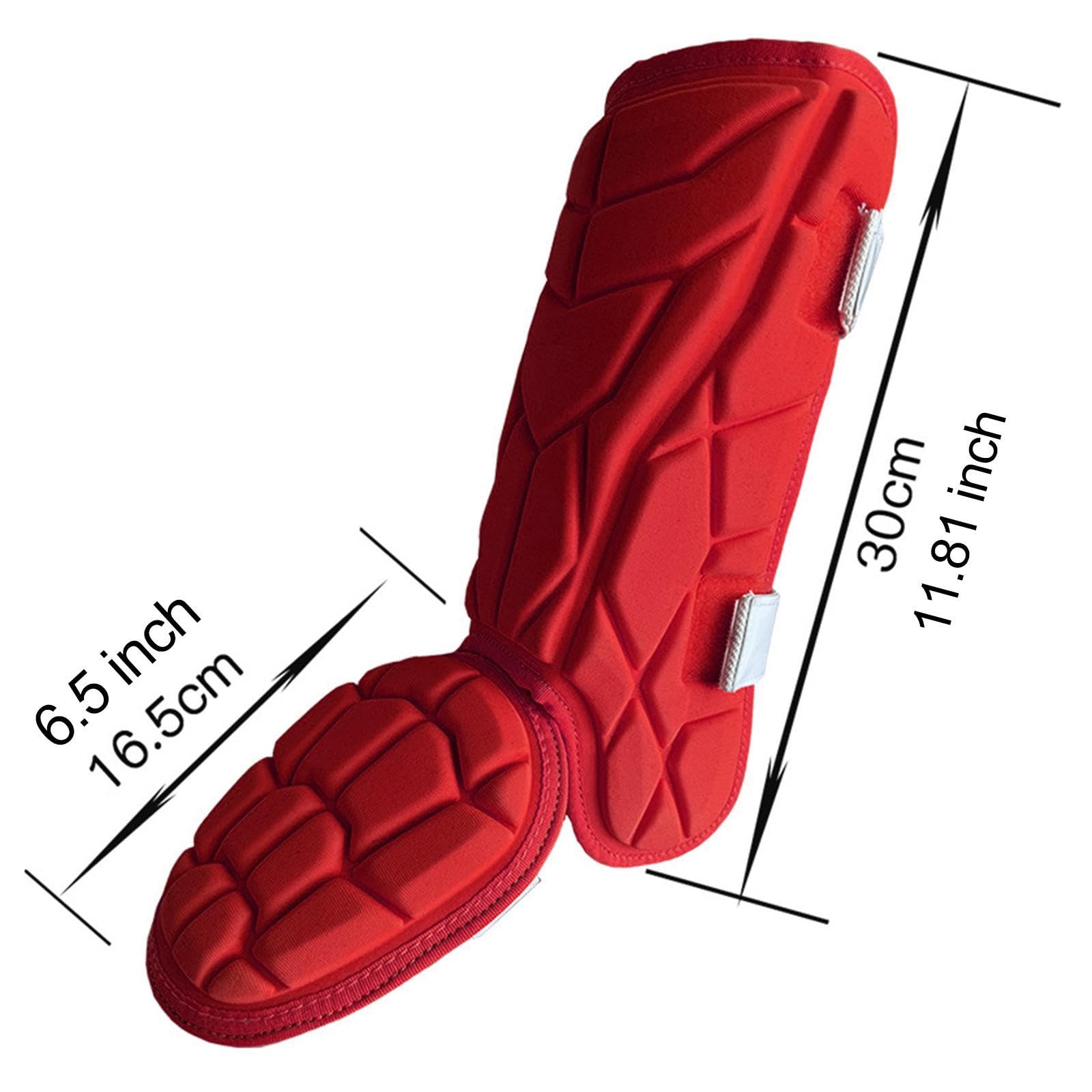 Perfeclan Protectores de piernas de béisbol y Softbol Protectores de pies para Adultos protección en Deportes multifunción cómodo Protector ergonómico Ajustable