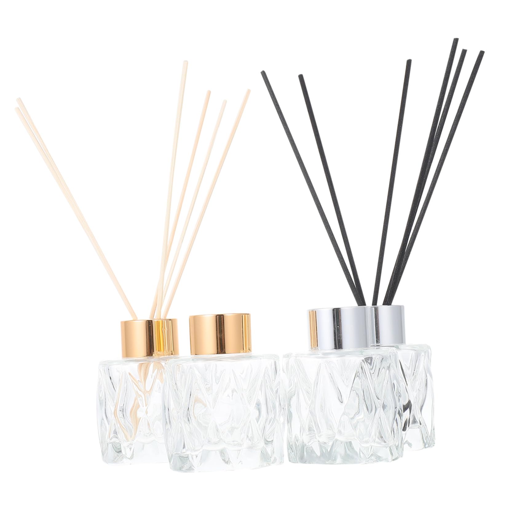 VALICLUD Glas-aromatherapieflaschen Für Zuhause Duftflaschen Mit Diffusorstab Einfache Duftflaschen Für Wohnzimmer Badezimmer Schlafzimmer Und Arbeitszimmer