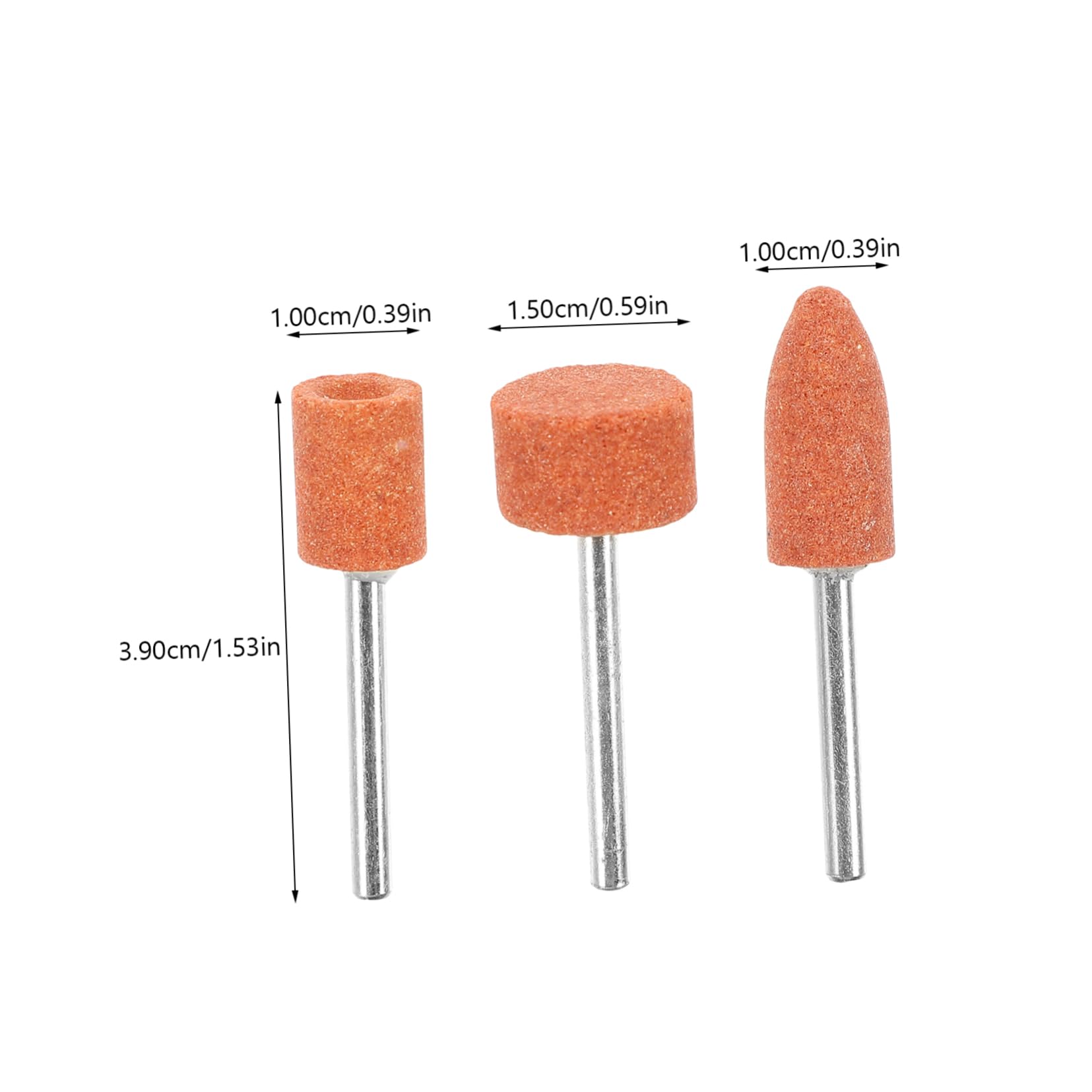 NAMOARLY Rotary Tool Bits 42pcs Grindstone Set for Angle Grinding Metal Grinding Stones 1/8 Shank