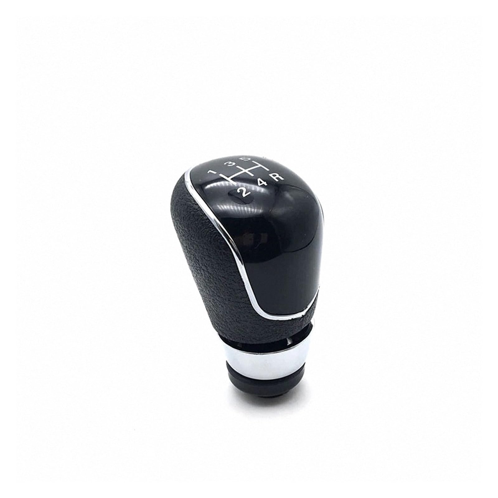 Glblpexelr Black 5Speed Replacement Gear Stick Knob For Focus Mk2 2004-2012 Black/Silver