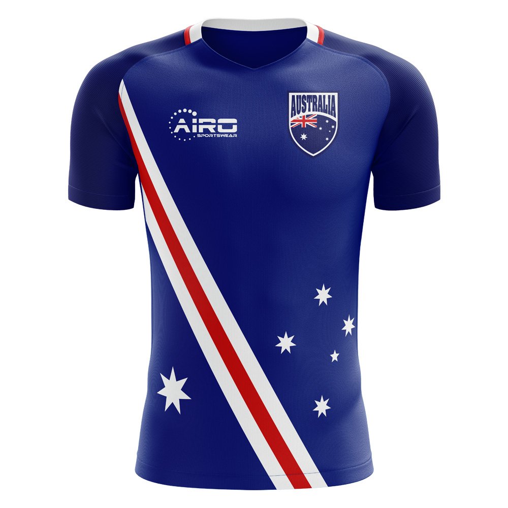 Airosportswear 2022-2023 Australia Flag Away Concept Football Soccer T-Shirt Jersey