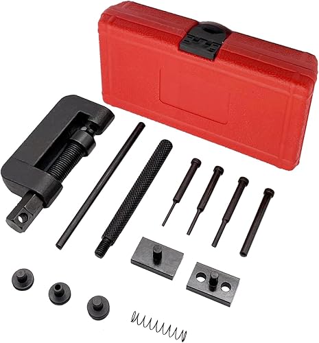 Miniatura 2 de Rompacadenas, 13 piezas, juego de herramientas de remache para motocicleta, bicicleta, ATV