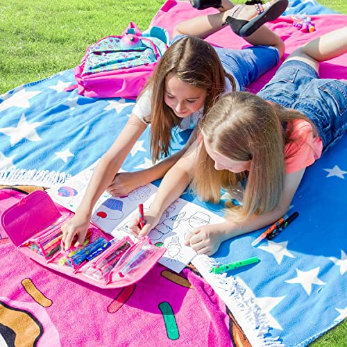 Girlzone Arts And Crafts Fruit Scented Markers And Pencil Case For Girls, Great Gifts For Girls #TOP7