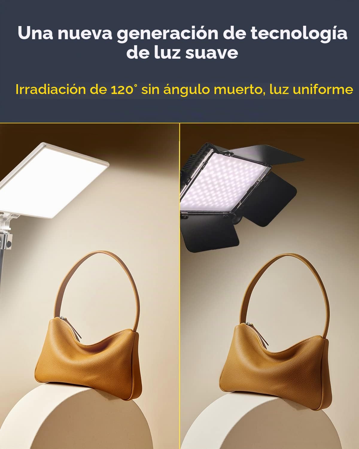 RALENO Luz de Video LED, batería incorporada de 4000 mAh * 2 3200-5600K CRI95+ de Ajuste de Brillo en la luz de la cámara, para iluminación de Vlog,videoconferencia,fotografía de Estudio de Youtube | Lámpara de vídeo LED con batería de 4000 mAh*2, CRI 95,