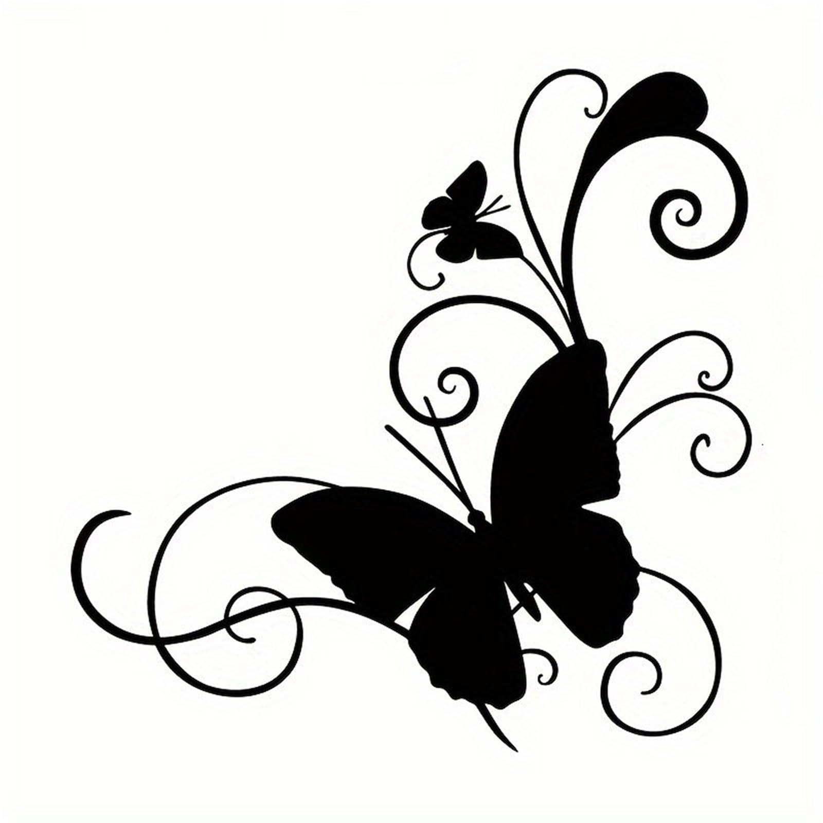FGLFPXI Butterfly Stickers | Multicolor Decals for Helmets, Motorcycles, Cars, Vans, Trucks & Bumpers