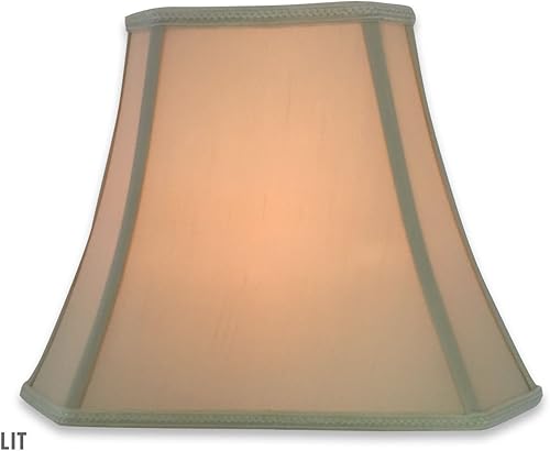 Miniatura 3 de Royal Designs, Inc. Pantalla rectangular para lámpara de diseño de esquina (6.25 x 8 pulgadas) x 11 x 16 x 12 pulgadas, paquete de 1 Beige - 1