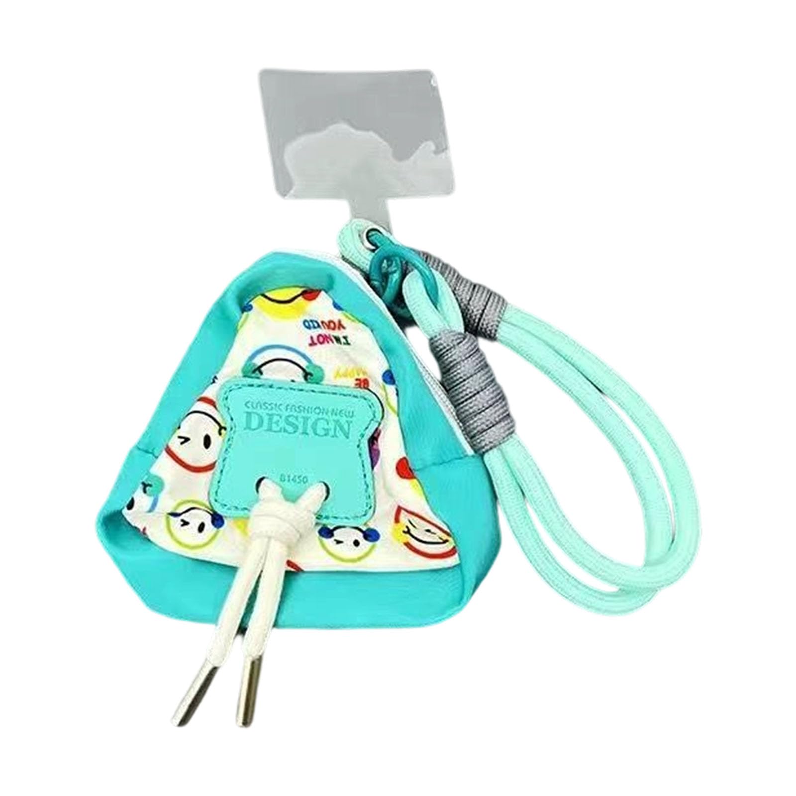 Jazuaiao Stylish Unisex Miniature Backpack for Travelers Coolorful Miniature Coin Purse Storage Solution with Detachable Rope Dopamines Travel Coin Holder