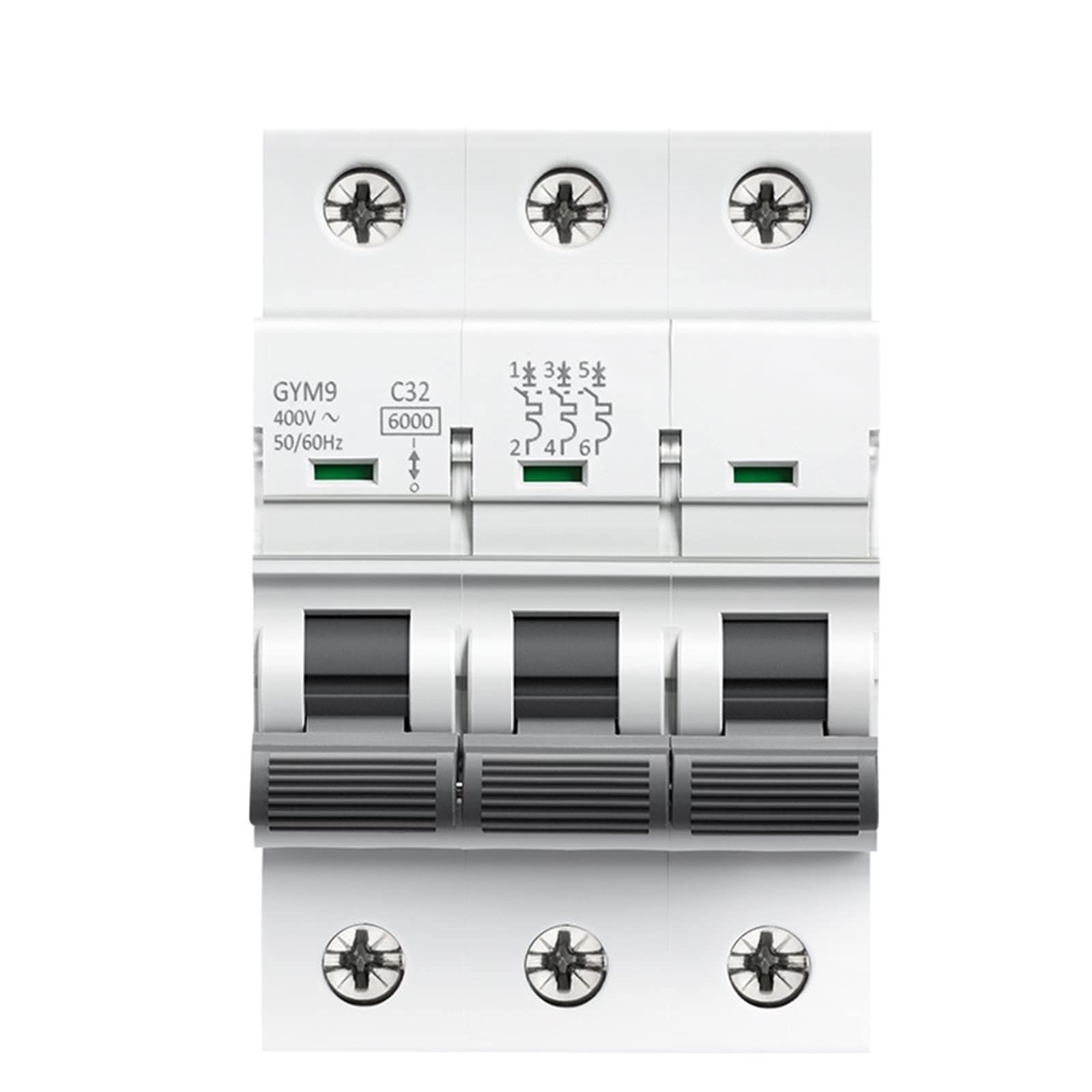 GYM9 3P 6KA MCB Din Rail Mini disjoncteur 6A-63A AC Type 1 pièces(20A)