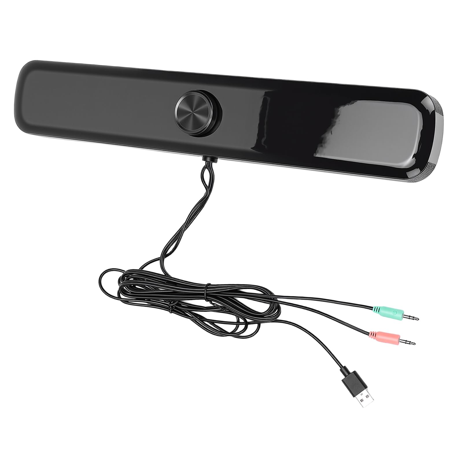 Altoparlante da Scrivania per Laptop con Audio 3D Ad Alto Rendimento Ed Effetti Luminosi Unici per Uso Personale e Streaming, Design ABS Resistente, 1 unità