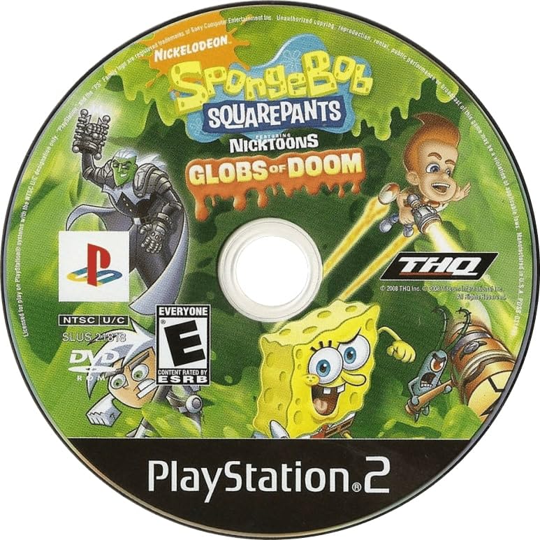 Image of SpongeBob SquarePants featuring NickToons: Globs of Doom - PlayStation 2 (Renewed)