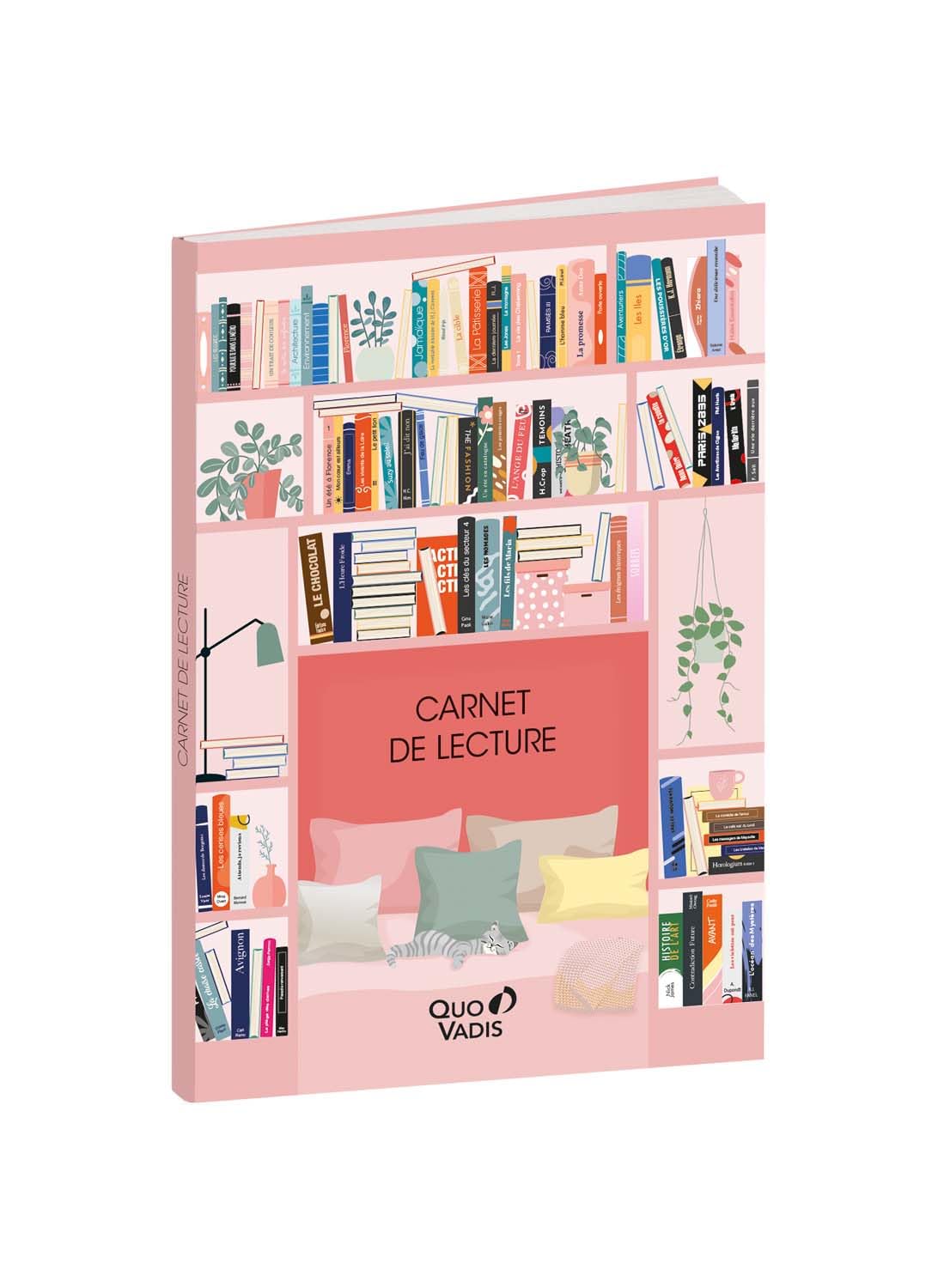 Quo Vadis - Carnet de lecture - Français - Carnets thématiques - Multicolore - 15x21 cm - Papier Clairefontaine blanc - Fabrication française