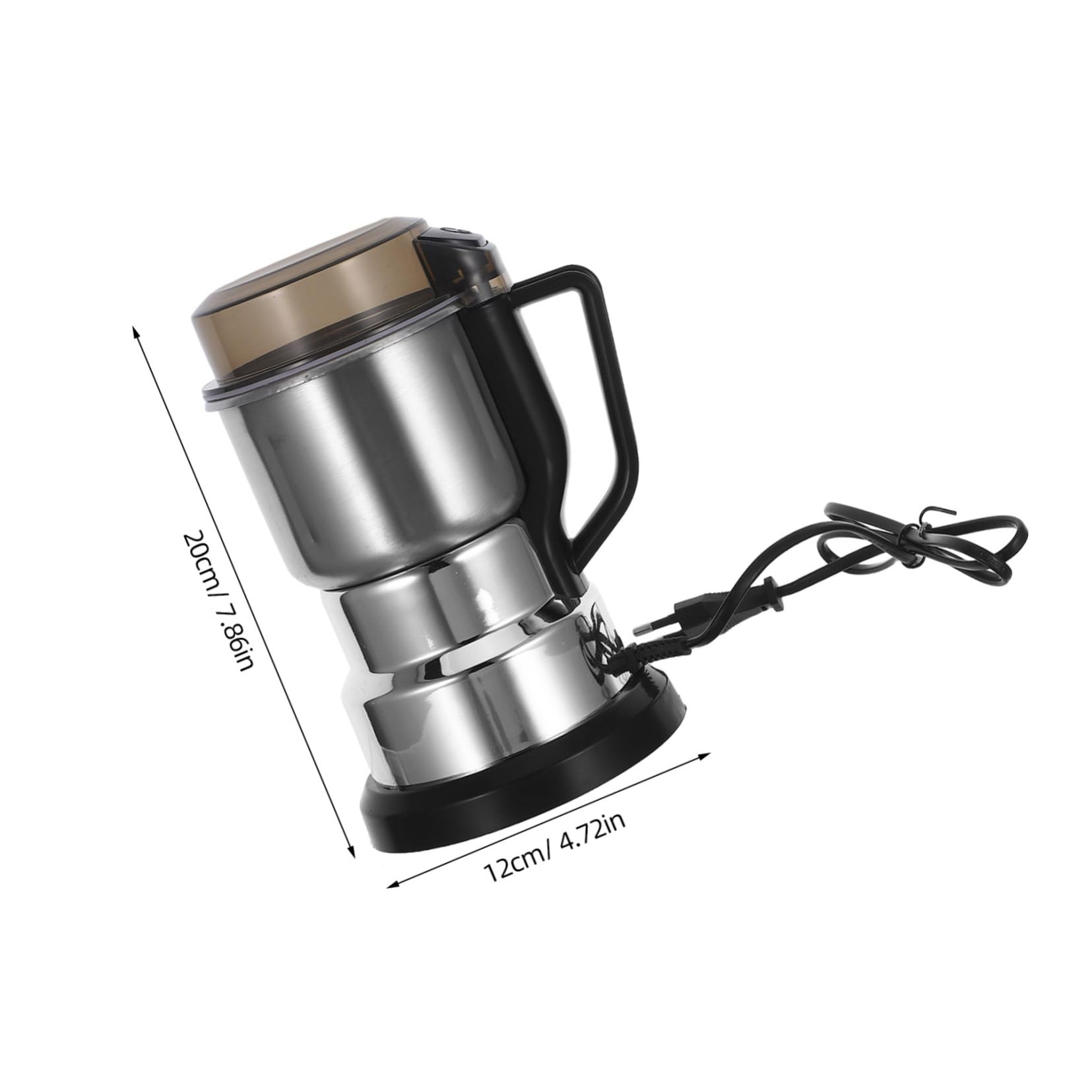 Generic Molino Eléctrico de Granos Multifunción con Cuchillas de Acero Inoxidable para Café Especias y Secos Compacto y Rápido para Cocina