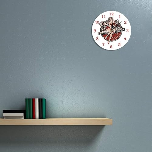 Miniatura 7 de The Geeky Days Garaje personalizado retro de la vieja escuela servicio de reparación de automóviles reloj de pared mecánico hombre cueva reloj de la