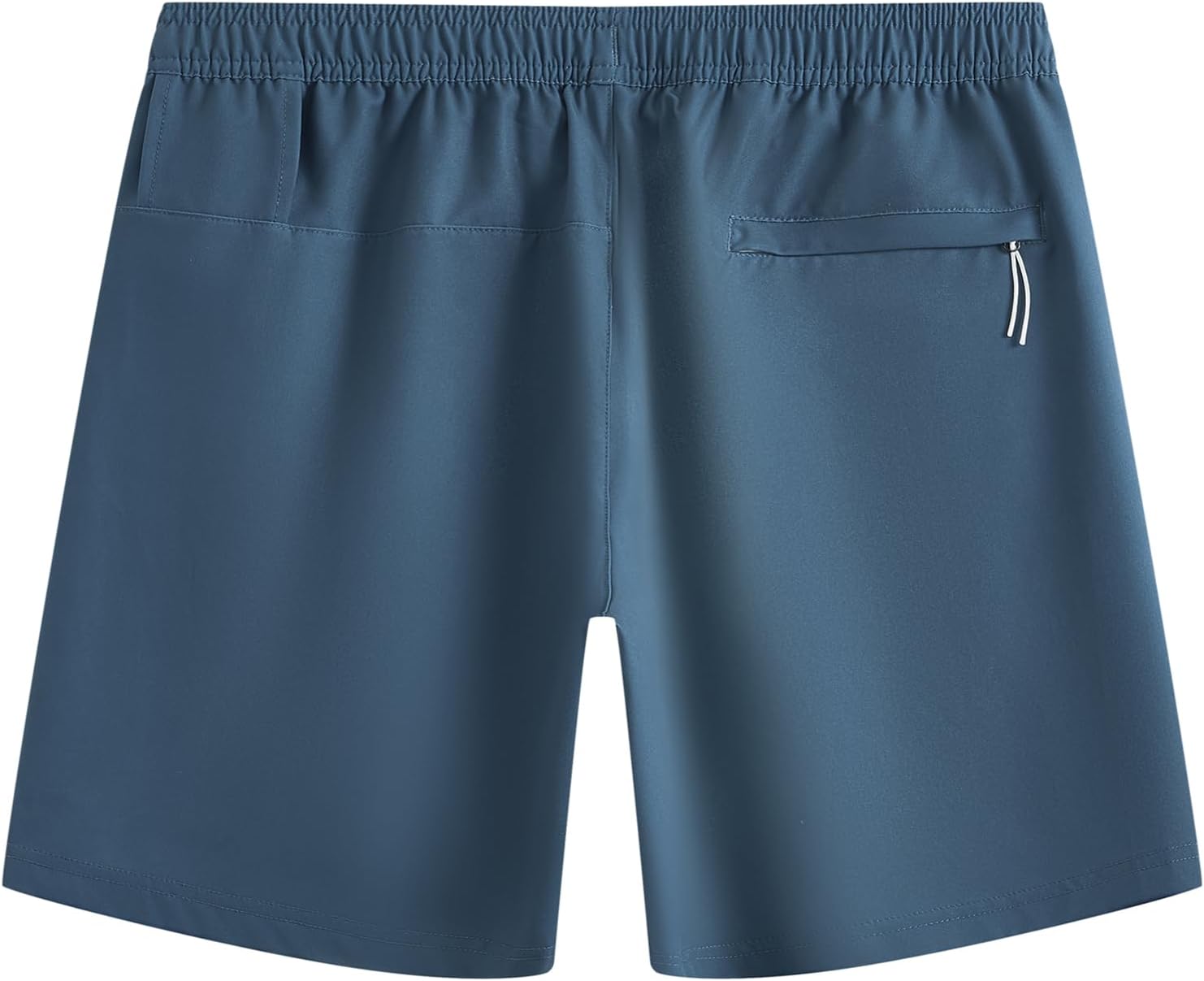 maamgic Men's Gym Running Shorts 7 Inch Quick Dry Athletic Workout Shorts with Zipper Pockets No Liner
