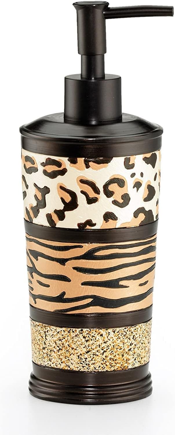 Popular Bath Soap Dispenser/Lotion Pump, Jezella Collection, Animal Print