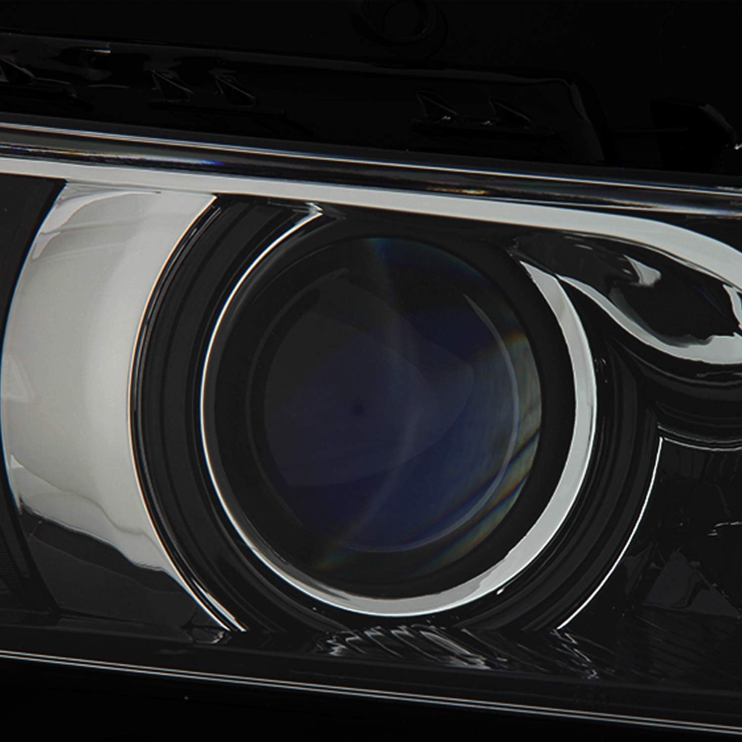 AKKON - Fits 2014-2020 Chevy Impala [Halogen Style] Projector Black Headlights Pair Driver Left + Passenger Right Headlamps