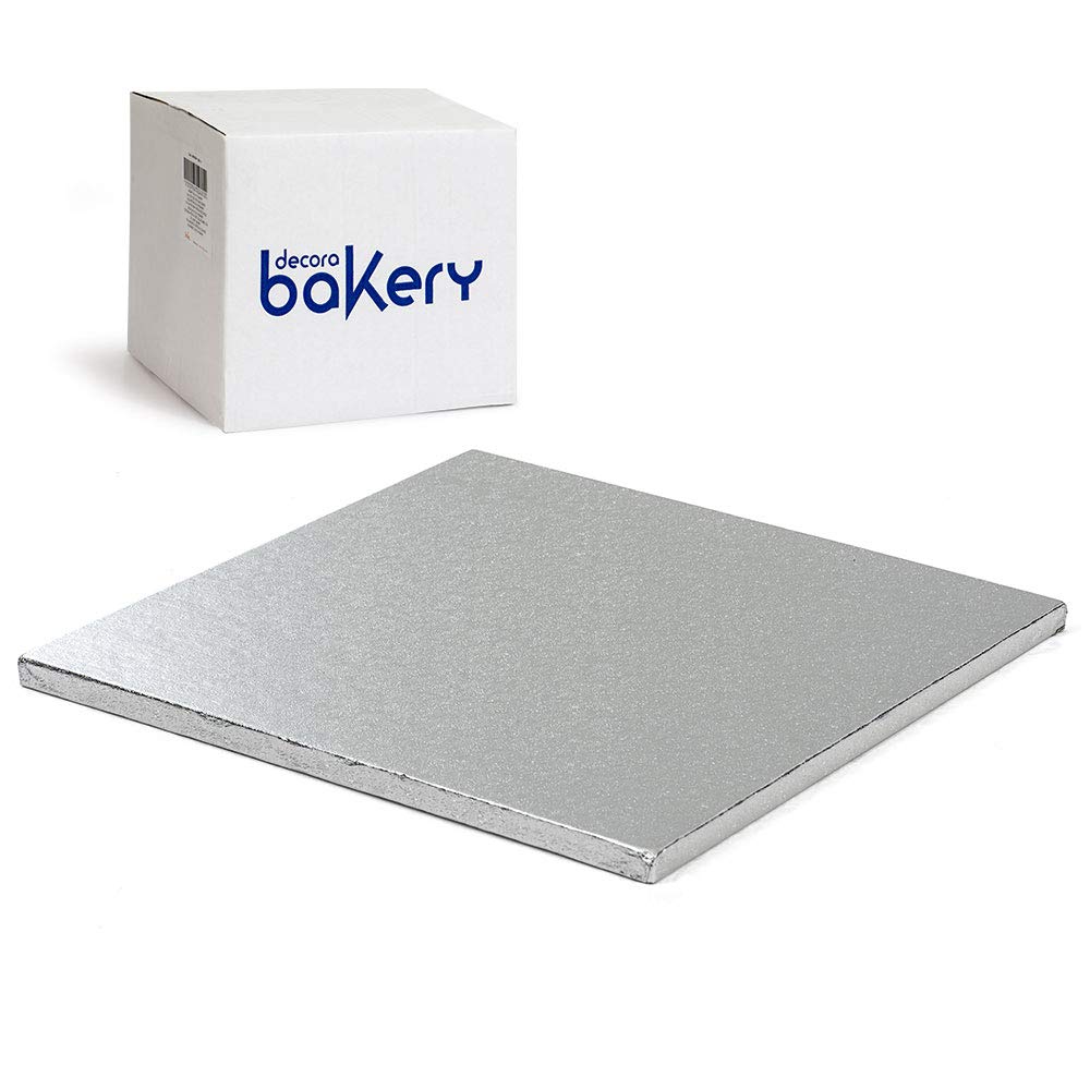 DECORA 0931236 CAKEBOARD Silver 55 X 55 H 1,2 CM/22X22''