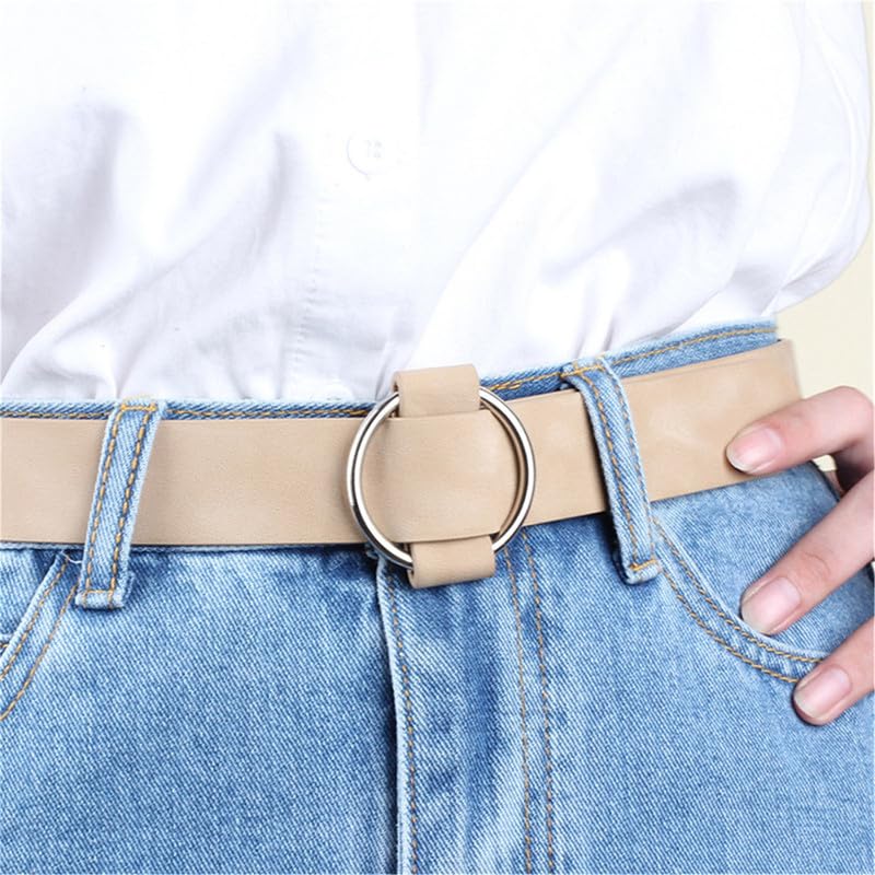 Andongnywell Women's Leather Belt for Dress & Jeans Soft Buckle Ladies Leather Belt Soft Designer Waist4