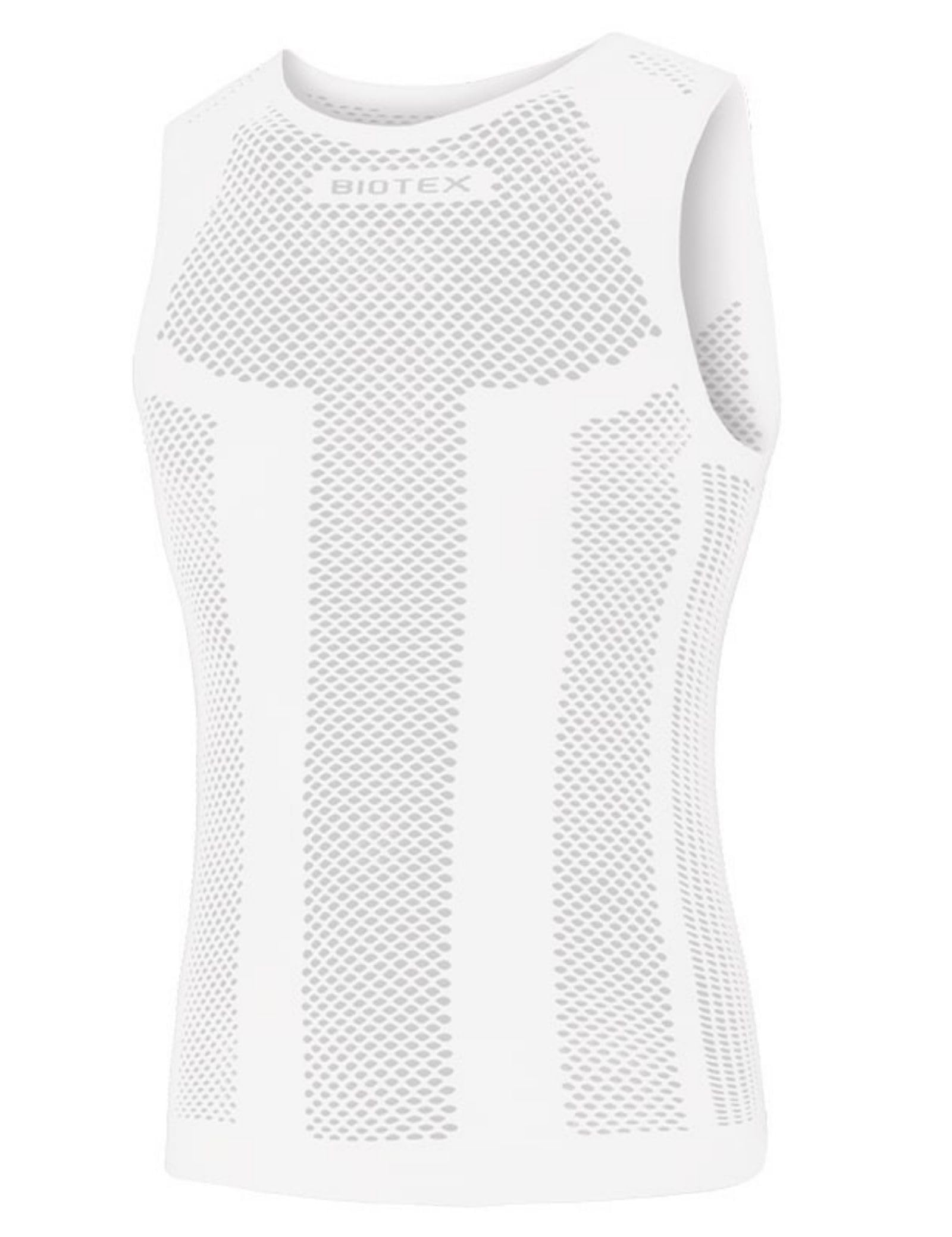 BIOTEX Canotta a Rete Piuma Unisex, Design Senza Cuciture, Traspirante, per Sport e attività all'Aperto