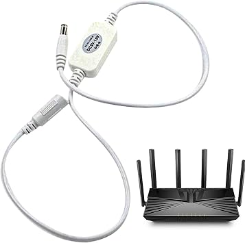 Wi-Fi Reset Reboot,5.5x2.1 Extension Cable Router Reboot | Routing Reset DC Power Timer, Wifi Reset Reboot,Timing for Cats Router Repeater 24 Hour Auto Switch Avfora