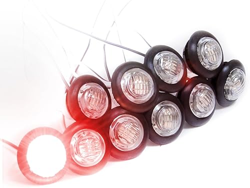 Miniatura 8 de Dream lighting Iluminación LED de cortesía IP65 de 12 voltios para caravana, automóvil, montaje empotrado de 5 rueda, color azul, paquete de 10