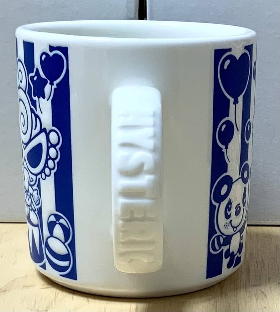 Amazon | ヒスミニ正規品マグカップサーカス柄青コップ食器ノベルティ Amazon | ヒスミニ正規品マグカップサーカス柄青コップ食器ノベルティ