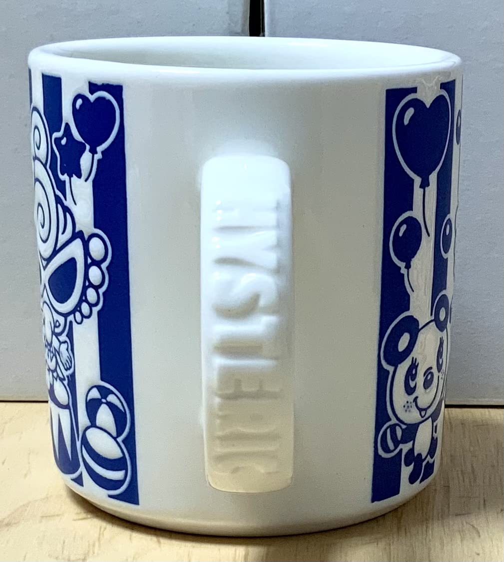 Amazon | ヒスミニ正規品マグカップサーカス柄青コップ食器ノベルティ