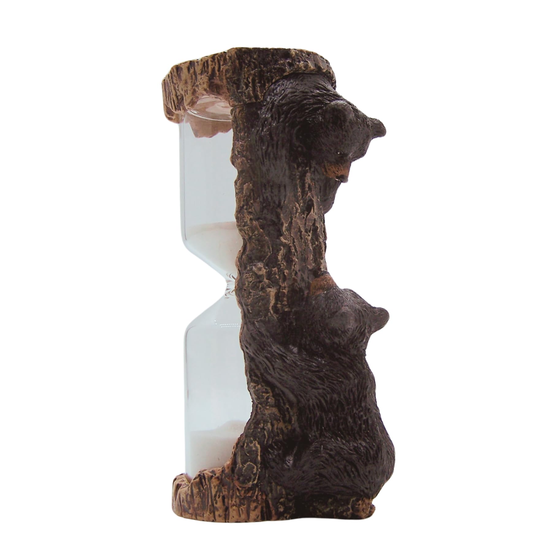 Wowser Reloj de arena con forma de reloj de arena, reloj de arena de 2.5 minutos con figura para uso doméstico y de oficina, 5.5 pulgadas