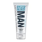 Super Fresh Ball Deodorant Powder Lotion Comfort Cream for Man Parts Groin Butt and Body Hygiene Controls Odor Stops Chafing and Itch Absorbs Sweat Aluminum Free Formula in 4 oz Tube
