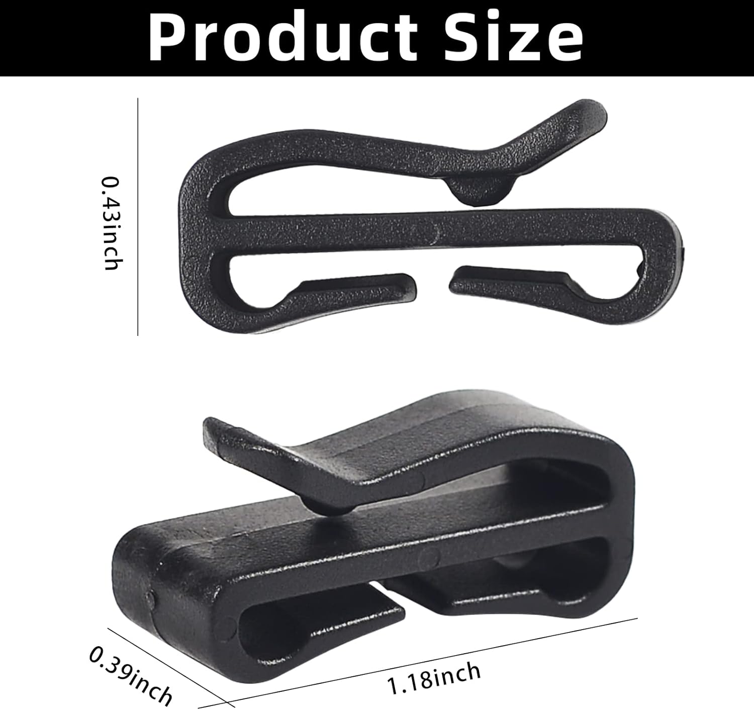 Helmet Clip Face Mask Holder Clip, 12Pcs Mask Hook to Attach Masks to