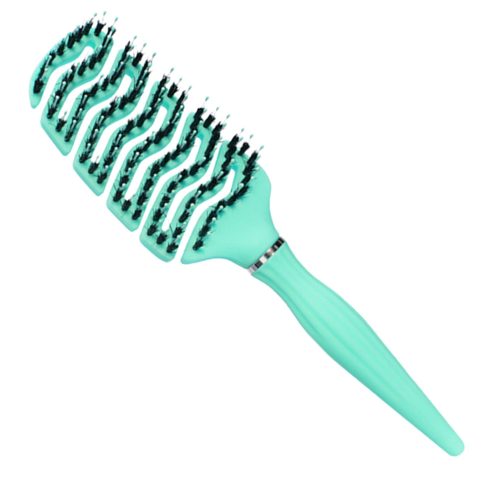 Cepillo de pelo de cerdas de jabalí, cepillo de peinado natural, cepillos de pelo con cerdas suaves y flexibles para un estilo doméstico de calidad de salón