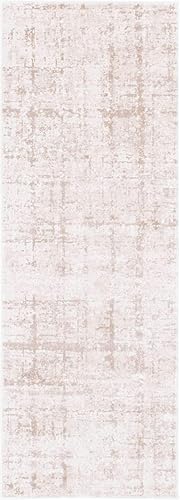 Miniatura 6 de Unique Loom Uptown Collection by Jill Zarin Collection - Alfombra de pasillo texturizada moderna color beige (2 pies 2 pulgadas x 6 pies 0)